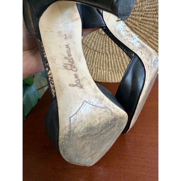 Sam Edelman women’s size 8 black pump heels - Picture 10 of 12